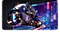 A motorcycle is racing dynamically off the screen.