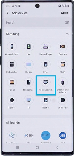 select robot vacuum
