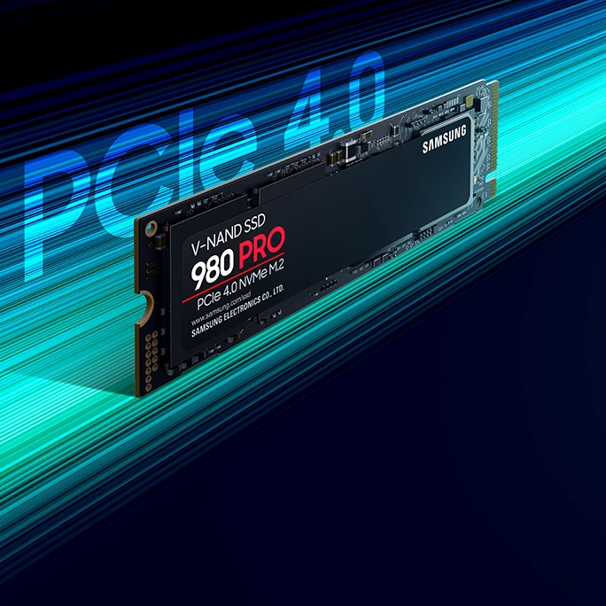 Experience the unstoppable speed with Samsung NVMe SSD 980 Pro & check out more micro SD card at Samsung MY!