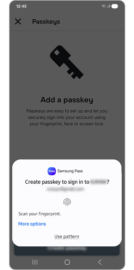 Register biometric information
