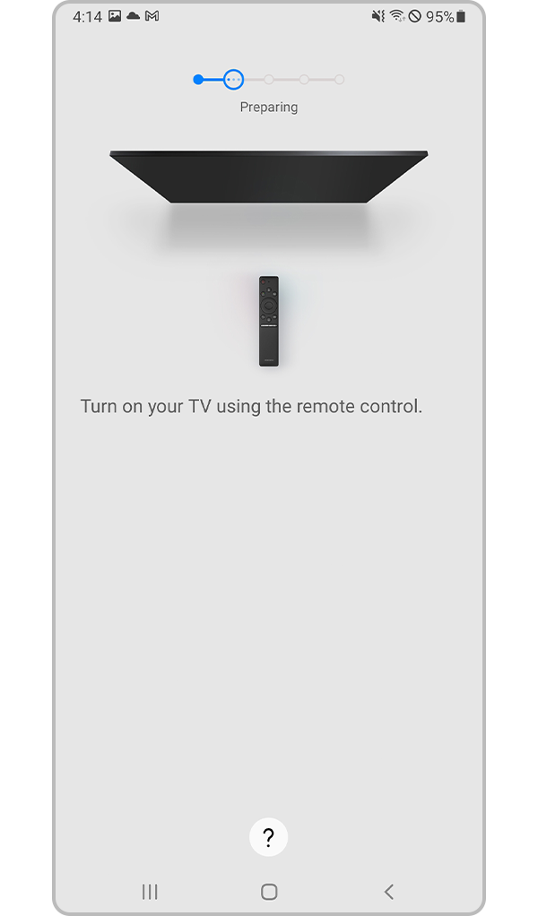 turn on your tv