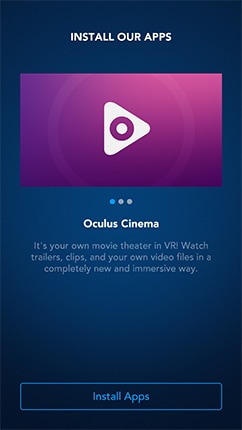 Install Oculus Cinema and Oculus 360.