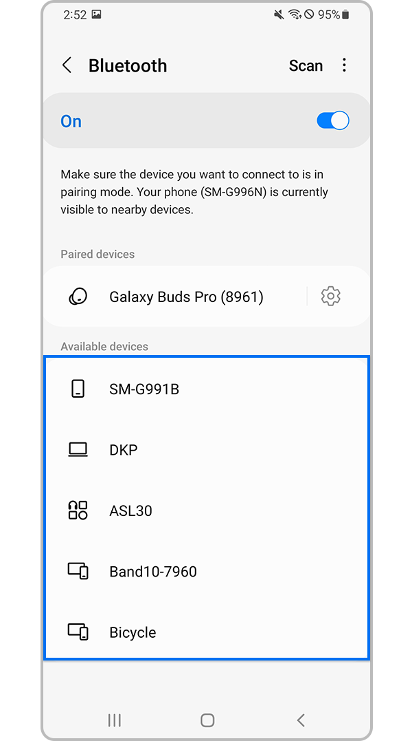 repairing device bluetooth 6