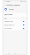 Set desired Notification categories settings
