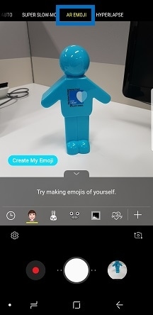 tap AR emoji