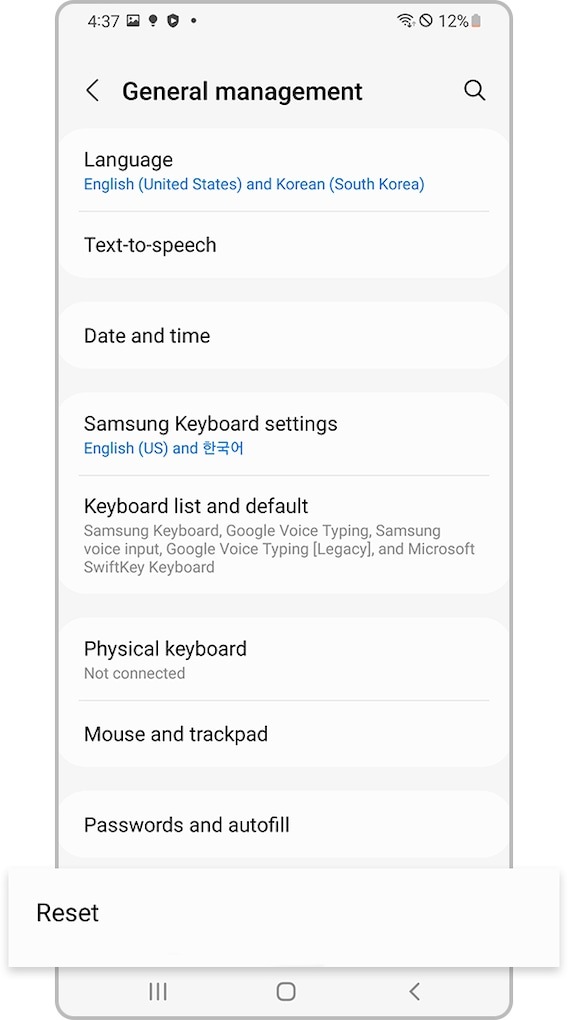 reset network settings 2