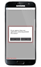 Security popup message