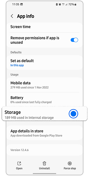 Delete cache and temporary files 4