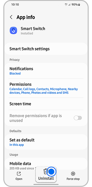 Samsung Cloud Sauvegarder les données