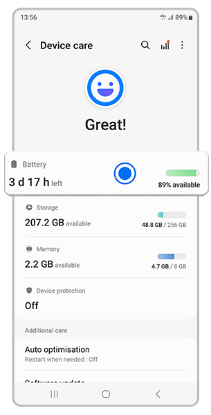 Choisissez l’application dont vous souhaitez vider le cache