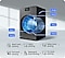 Les différentes parties du lave-linge combiné sont étiquetées avec différentes étapes d’AI Wash & Dry, y compris l’étape 1 de détection de la charge de lavage, l’étape 2 de détection du tissu, l’étape 3 de détection du niveau d’eau, l’étape 4 de détection du niveau de salissure, l’étape 5 de détection du niveau de lessive et l’étape 6 de détection du niveau de séchage.