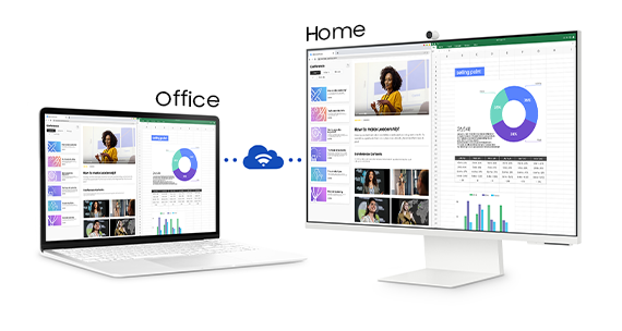 Accédez aux documents de votre ordinateur de bureau depuis votre Smart Monitor à la maison