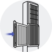 Retirer le filtre Full HD inférieur et extraire le filtre Zero