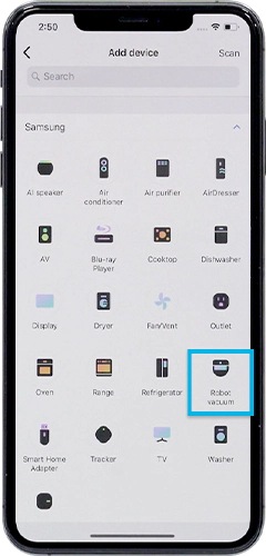 select robot vacuum for ios