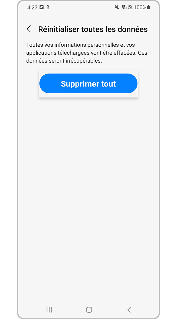 suppression de données
