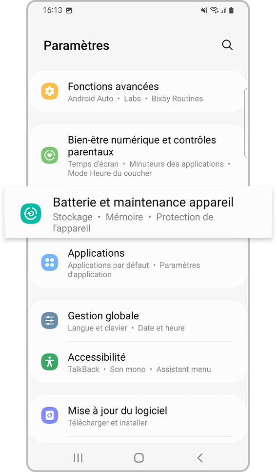 activer le chargement rapide étape 1