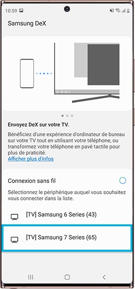 Connexion DTS