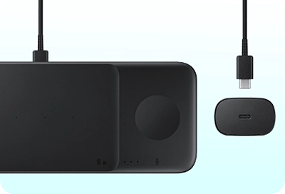 Chargeur et adaptateur sans fil Samsung trio