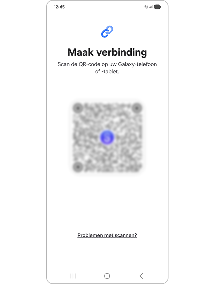 QR-code scannen vanaf nieuw apparaat