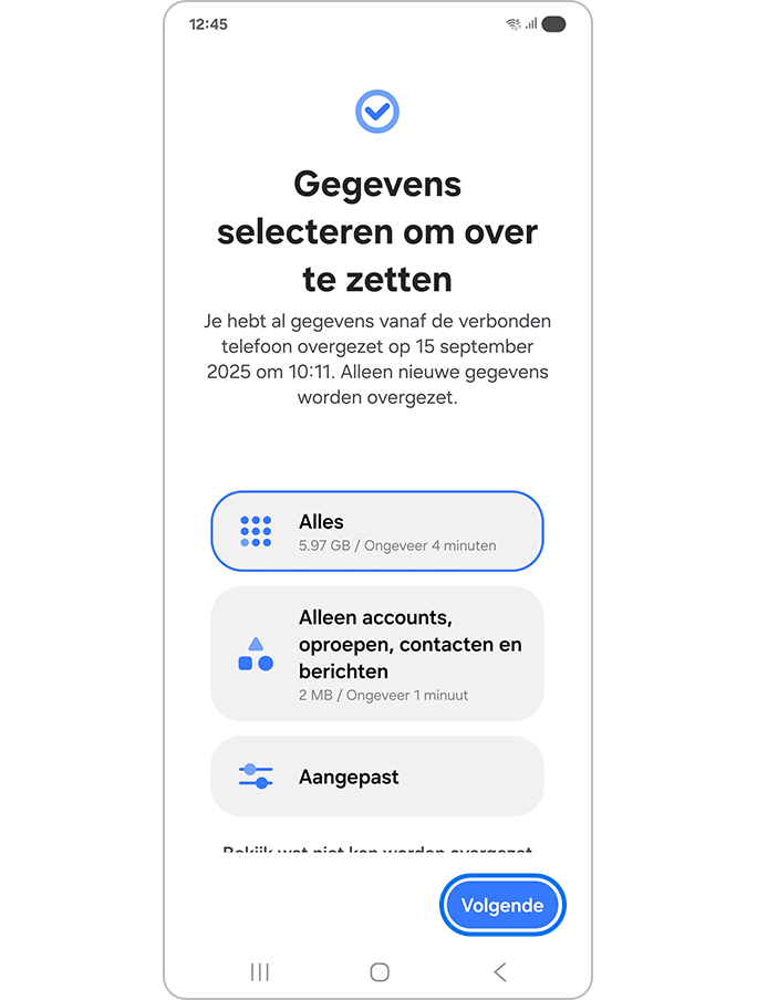 Gegevensbron selecteren