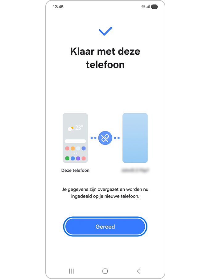 Tik op de knop Gereed
