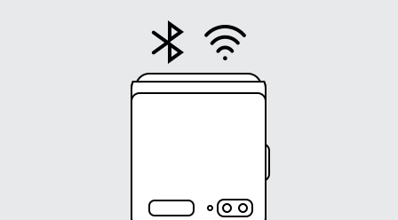 illustratie van Bluetooth en Wi-F