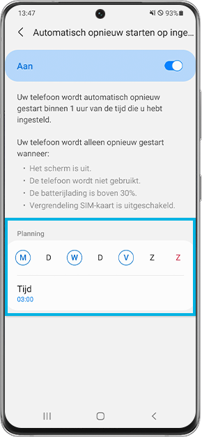 Automatisch opnieuw starten instellen stap3