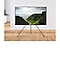 Een vrijstaande Samsung TV is bevestigd op een standaard.