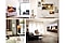 Een overzichtelijke collage met 4 interieurs met de Samsung TV's 2020 laat verschillende mogelijkheden zien voor het plaatsen van de QLED 8K, The Frame en The Serif in de woonkamer.