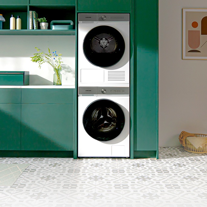 De Bespoke wasmachine en droger passen feilloos in jouw interieur
