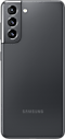 Galaxy S21 5G i Phantom grå, sett bakfra.