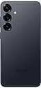 Samsung Galaxy S25+ i Blueblack sedd bakifrån.