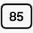 85 tommer