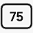 75 tommer