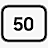50 tommer