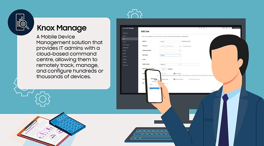 A Mobile Device Management solution that provides IT admins with a cloud-based command centre, allowing them to remotely track, manage, and configure hundreds or thousands of devices.