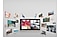 The Frame displays artwork available on Art Store. Around it other artwork from famous museums and galleries appear to move toward and be sucked into the TV. Logos of Bright Moments, V&A, The Met, Etsy, print bakery, Magnum Photos, Royal Collection Trust, MoMA, Union Art Fair, Toiletpaper, Saatchi Art, belvedere, Tate.
