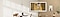 The Frame hangs on a wall that splits into two different rooms. It blends in beautifully with both room decors.