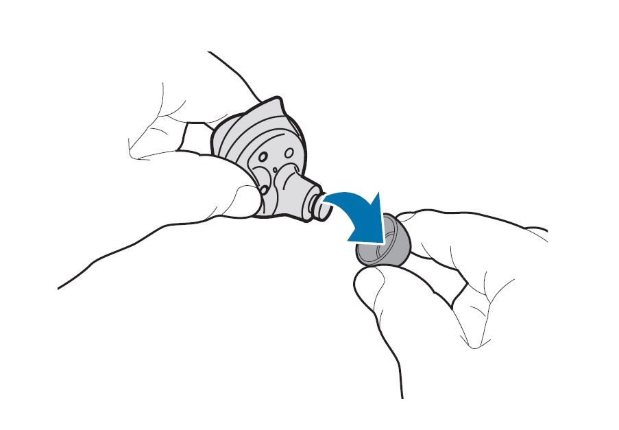 Remove ear tips