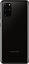 Galaxy S20 plus in Cosmic Black seen from the rear