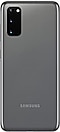 Galaxy S20 in Cosmic Grey seen from the rear