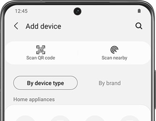 Add device on a Galaxy phone