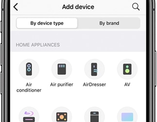 Add device on a iPhone