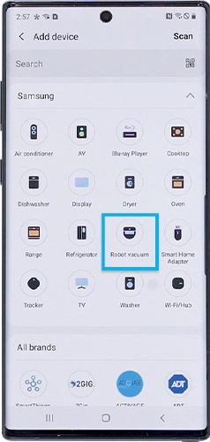 select robot vacuum