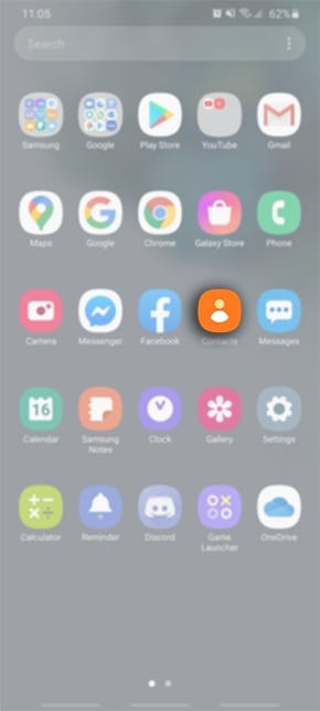 Open Contact app