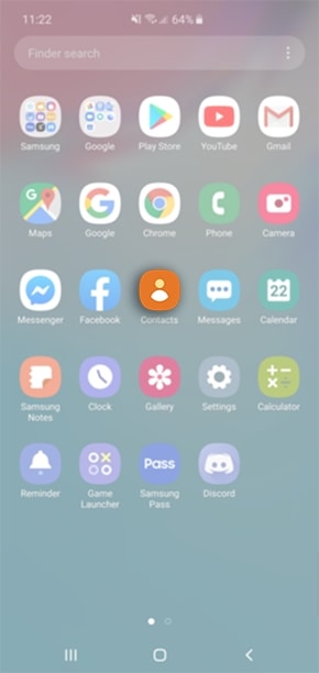 Open Contact app