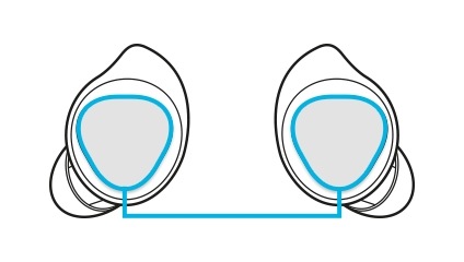 Location of touchpad