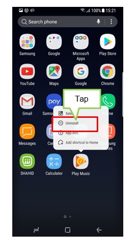 How to uninstall downloaded applications?