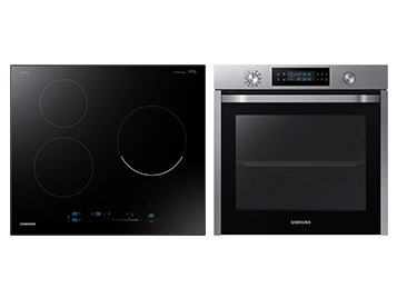 Encimera Inducción & Horno Dual Cook Silver de 60 cm