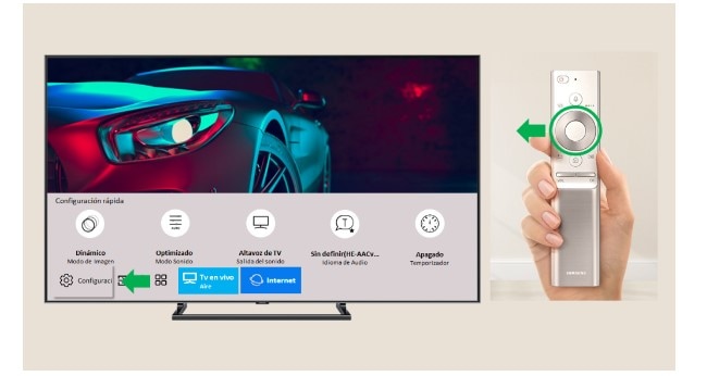 luz de espera del televisor